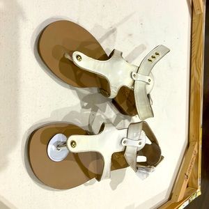 Off White Franco Sarto women’s sandals size 9.5.